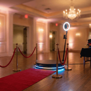 360 Video Booth All Inclusive Package (3-4 Guests)