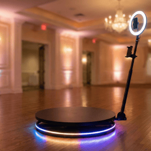 360 Video Booth Hire (3–4 Guests)