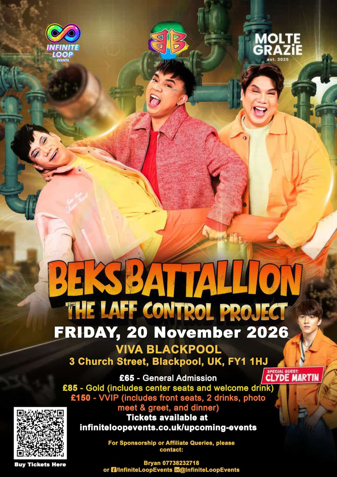 Beks Battallion - The Laff Control Project - Blackpool